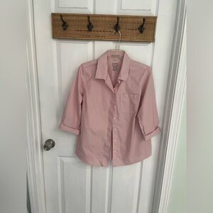 Chico's Pink Button-Down Shirt